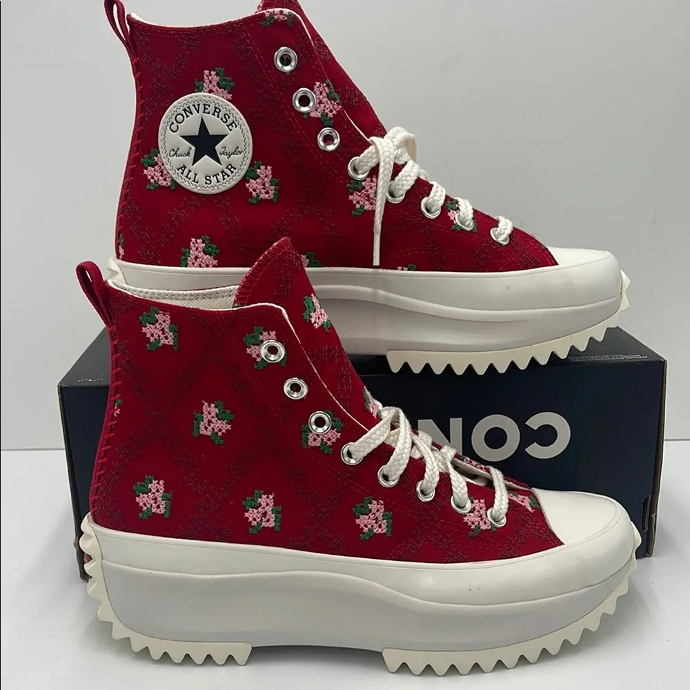 Converse WMNS High-Top Sneakers Platform A14885C RUN STAR HIKE HI DAYS AHEAD